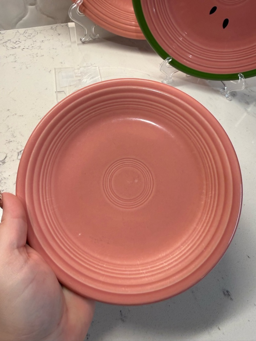 Fiestaware Rose and Betty Crocker Watermelon 4 piece Set - Picture 4 of 16